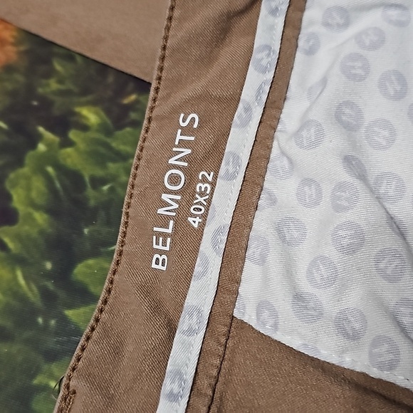 Mugsy Belmonts Chino Khaki Pants 40x32 - Picture 3 of 8